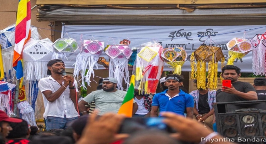 Occupy Galle Face on for 38th Day