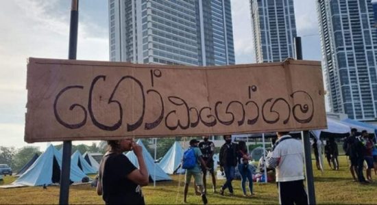 Protest launched to mark 50 days of GotaGoGama
