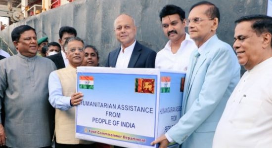 Indian aid reaches Sri Lanka