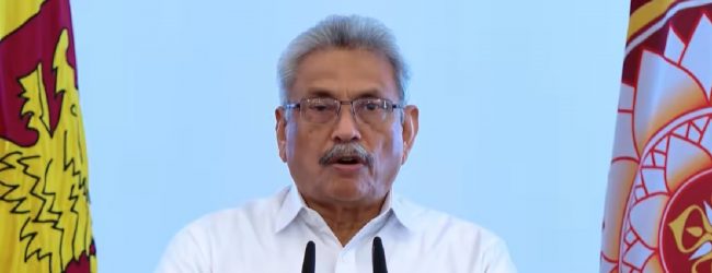 Sri Lankan President Rakapaksa calls for international help