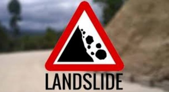 Landslide Early Warning issued