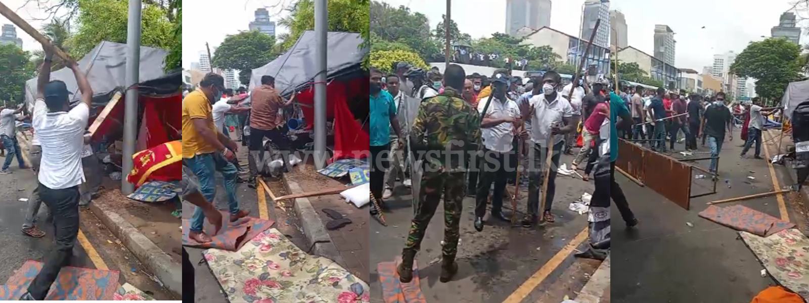 Sri Lanka : 130 people hospitalized following violence in Colombo