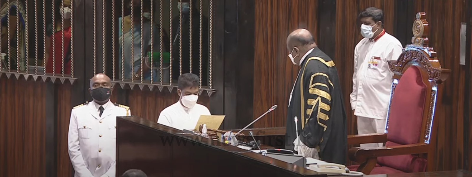 Jagath Samarawickrama sworn in as a Member of Parliament