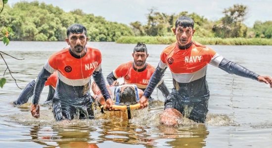 Navy on standby for flood rescue