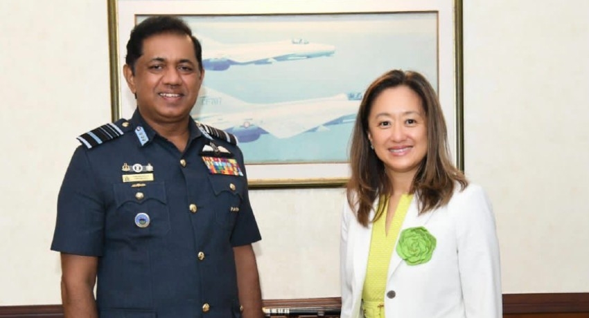 US Ambassador meets Air Force Commander; Discusses security in Sri Lanka and Info-Pacific Region