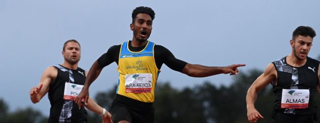 Sri Lanka’s Abeykoon breaks another sprint record