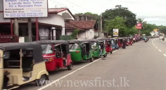 Limited vehicles at fuel queues in Colombo; but high numbers in Kandy, Galle