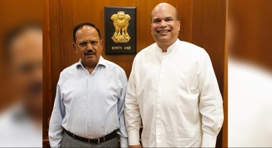 India’s Security Chief meets with SL Ambassador, responds positively to aid request