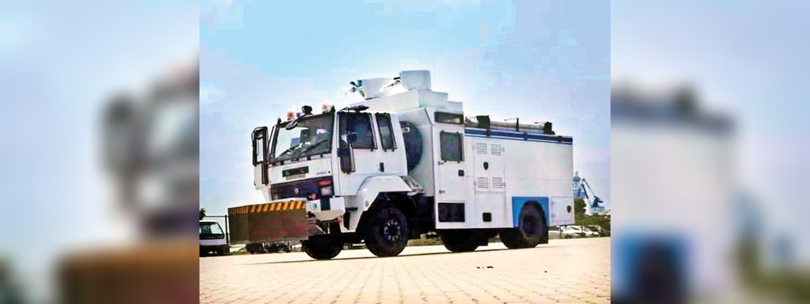 Police clarification on White Water Cannon Truck