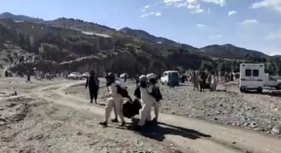 Afghan earthquake: 1,000 people killed and 1,500 wounded