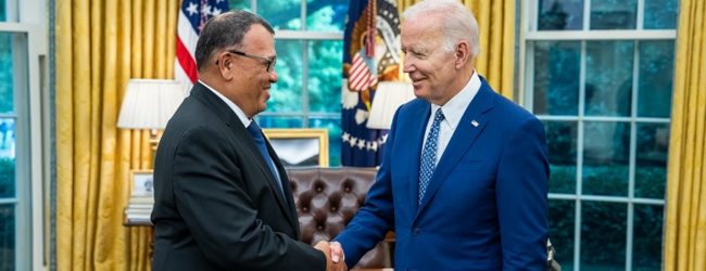 SL Ambassador meets President Joe Biden