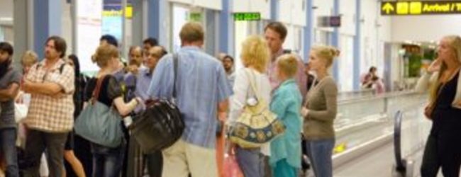 Sharp decline in passenger arrivals/departure