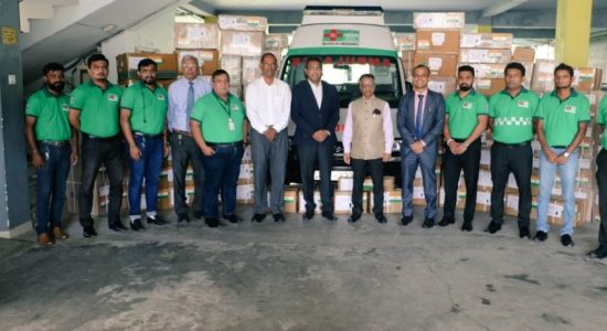 India provides 3.3 TN of medical supplies to SL