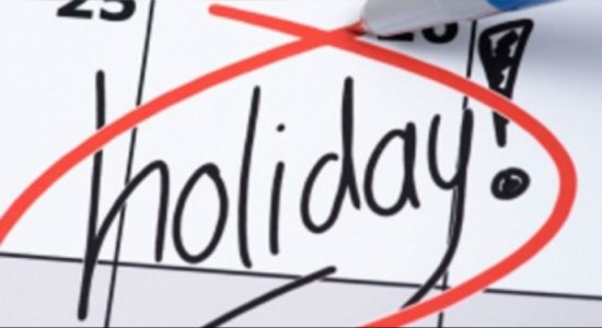 Special Govt & School holiday today (13)