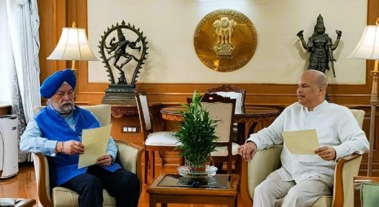 Moragoda meet Indian Petroleum Minister for urgent energy cooperation