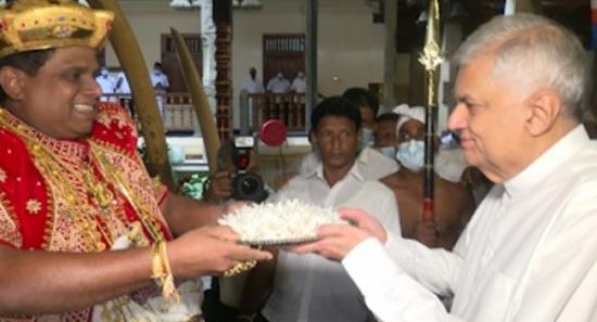 President visits Kandy