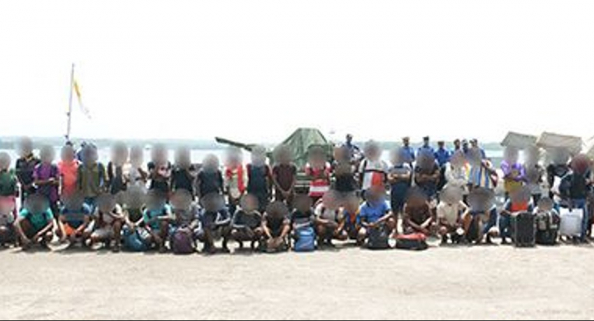 Navy nabs 67 in illegal migration attempt