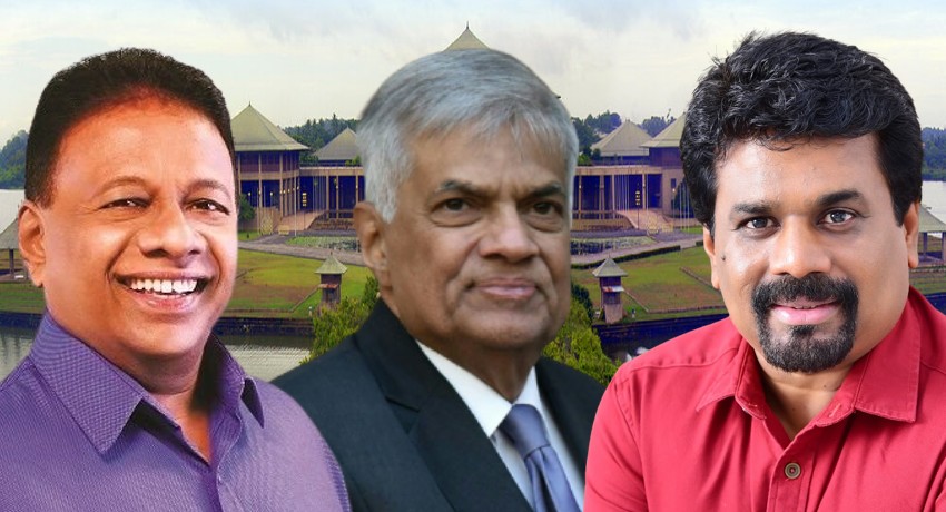 Dullas, Ranil, Anura to contest for President; Vote on Wednesday (20)