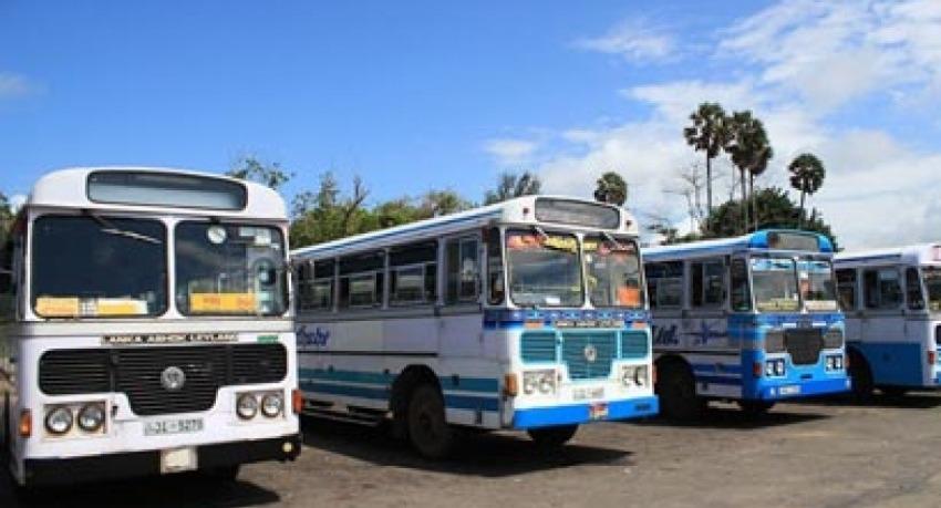 Limited bus services on weekends