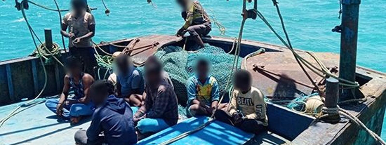 Navy seizes Indian poaching trawler off Mullaitivu