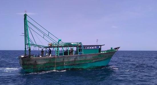 Indian trawler seized by Sri Lanka Navy
