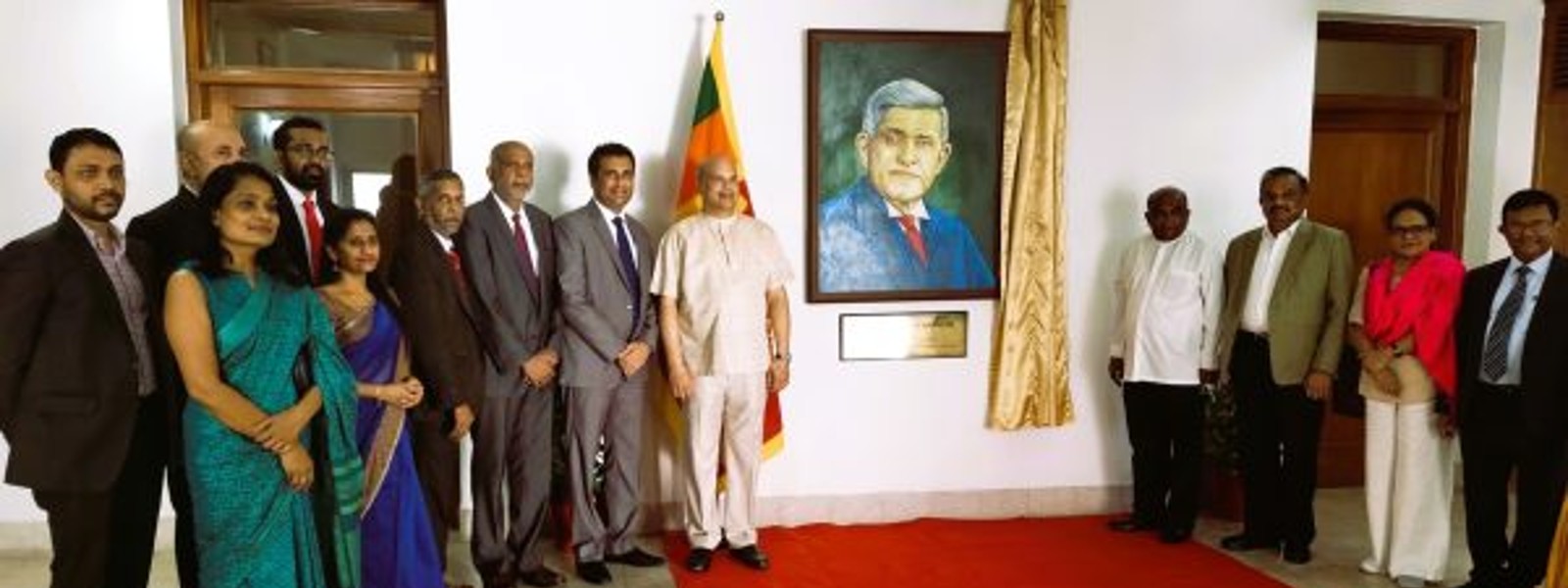 Portrait of Sir D.B. Jayatilaka at Delhi HC