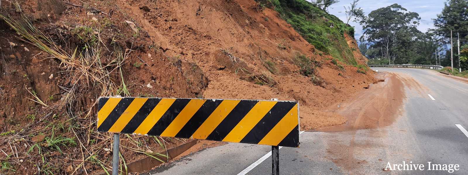 Landslide warnings issued to several areas