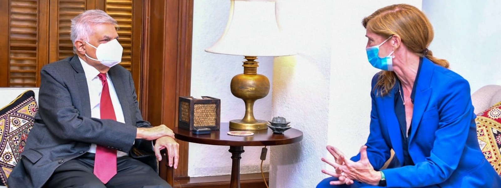 Samantha Power meets President Wickremesinghe