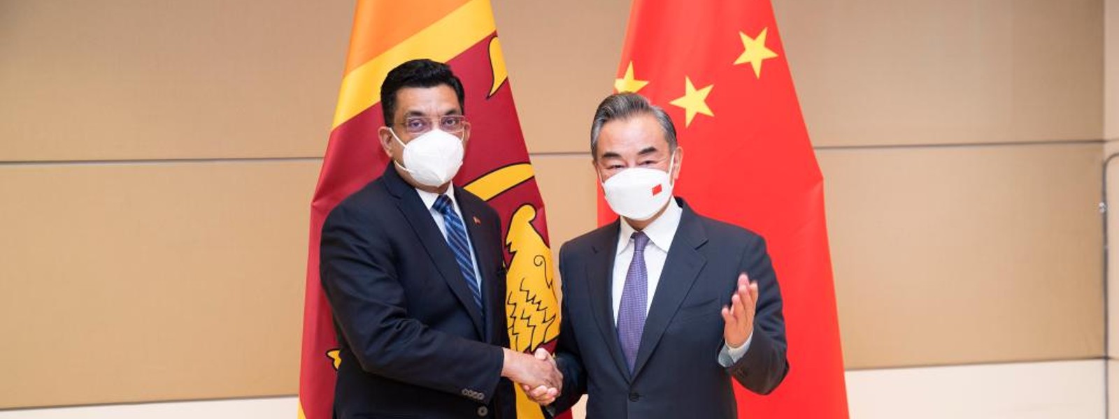 China and Sri Lanka have always shared weal and woe: Chinese Foreign Minister in meeting with Minister Sabry