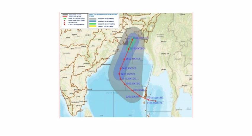 Amber alert issued; Deep depression likely to intensify into cyclonic storm