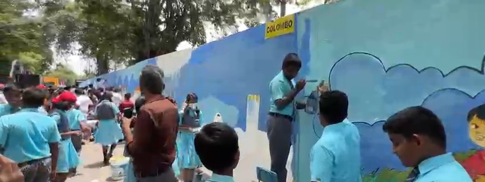 United We Stand: Longest painting in Sri Lanka by children, unveiled today
