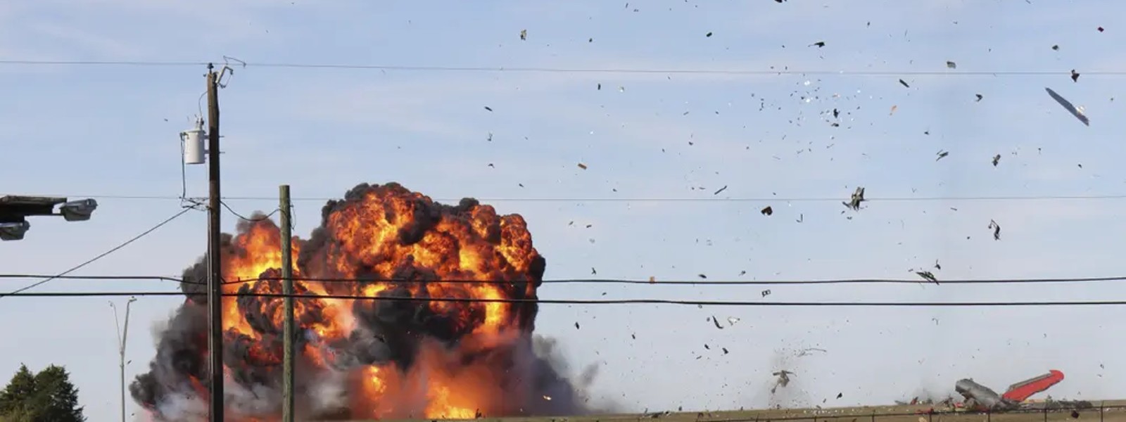 Two aircraft collide and crash at WW2 airshow