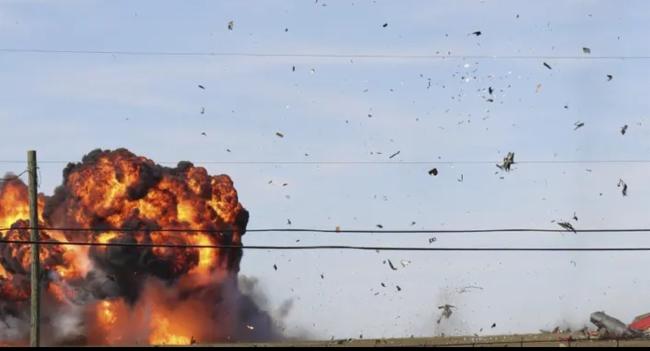 Two aircraft collide and crash at WW2 airshow