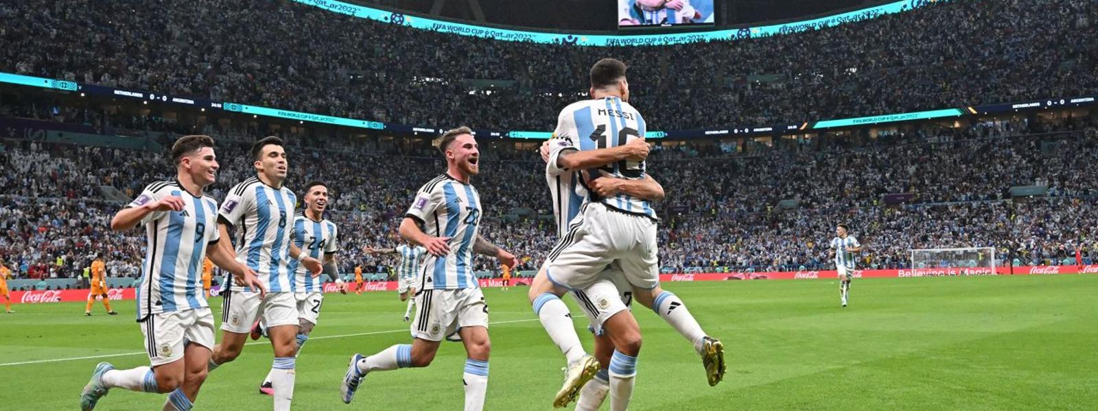 Argentina into FIFA World Cup semifinals