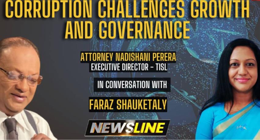 Newsline – Corruption Challenges Growth & Governance