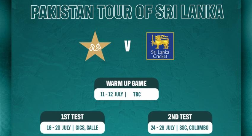 Pakistan to tour Sri Lanka in July for test series