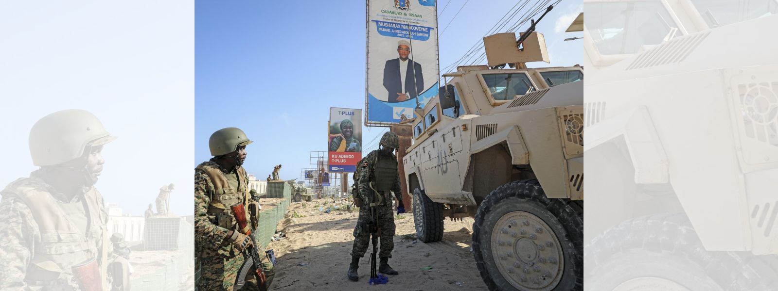 Four-day battle between Al-Qaeda group and African Union peacekeepers kills 54 Ugandan soldiers in Somalia