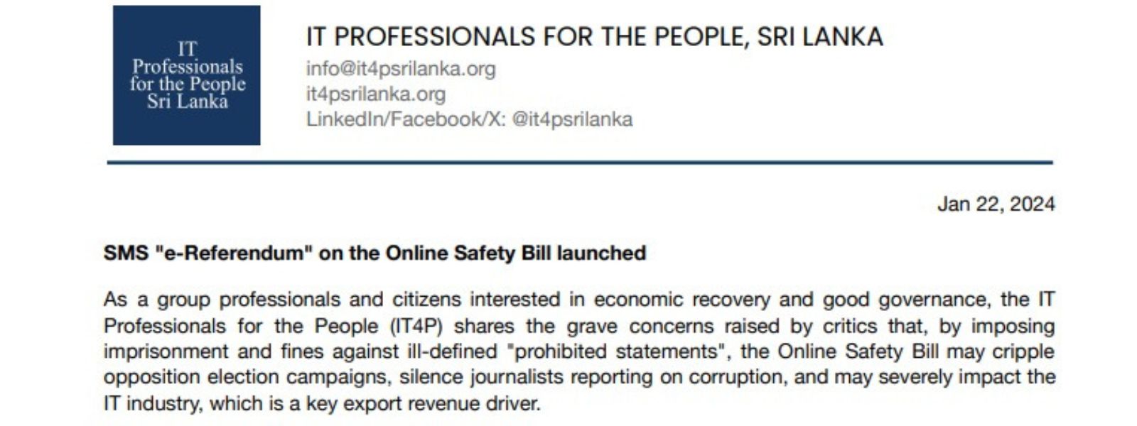 IT profs warn against the Online Safety Bill