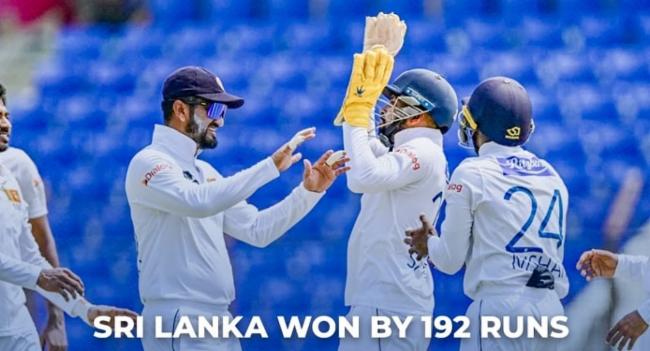 Sri Lanka wins 2nd Test, clinches series