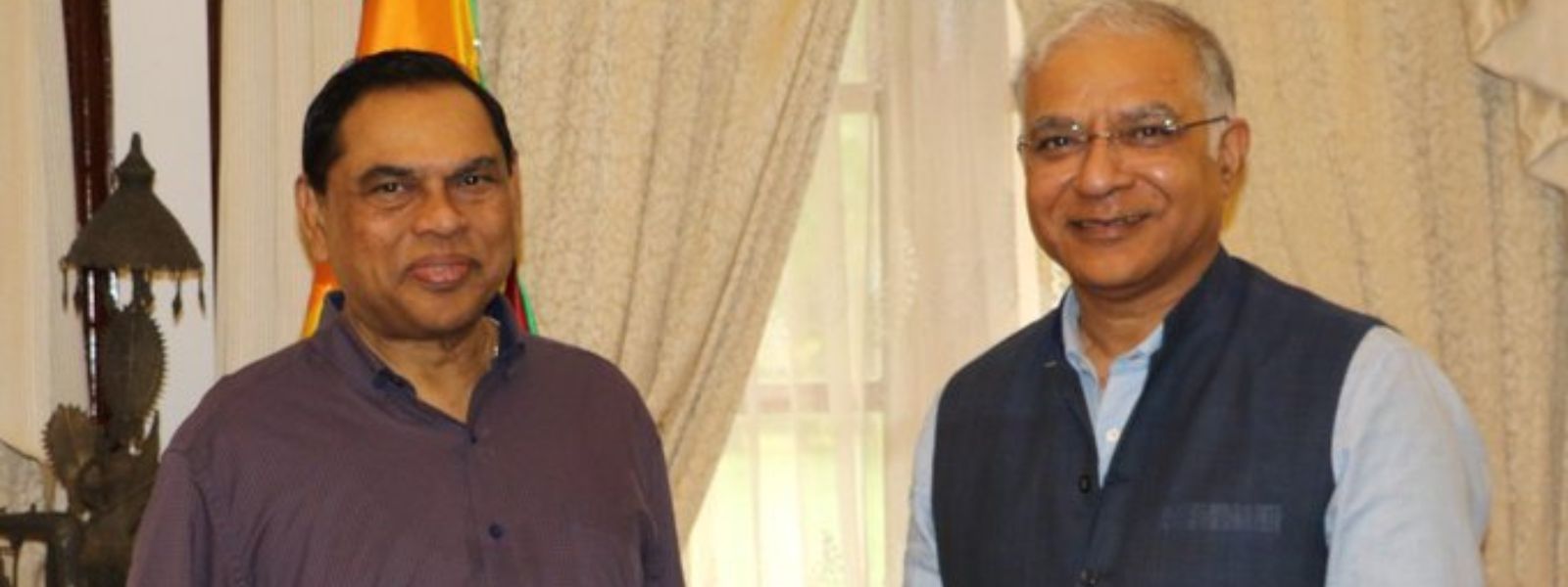 Basil Rajapaksa meets Indian High Commissioner