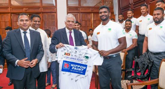 Asian Rugby Champs Meet President
