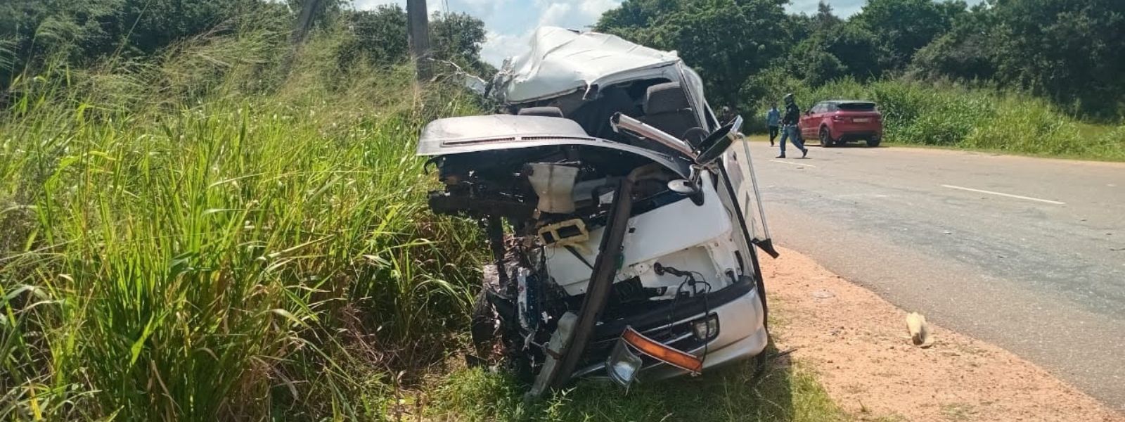 Collision Between Bus and Van in Habarana