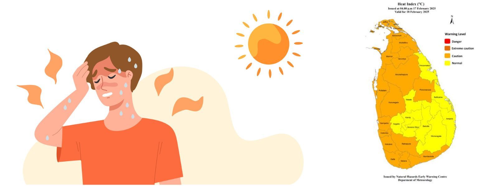 Heat Advisory for Several Provinces Issued