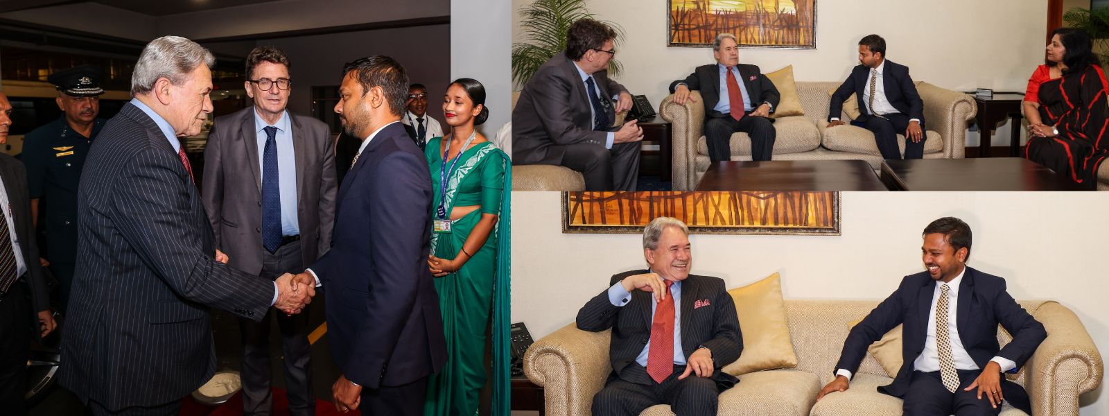 New Zealand Deputy PM Arrives in SL