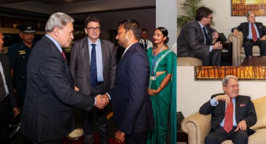 New Zealand Deputy PM Arrives in SL