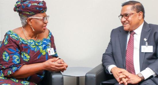 Vijitha Herath and WTO Chief Discuss Trade Reform