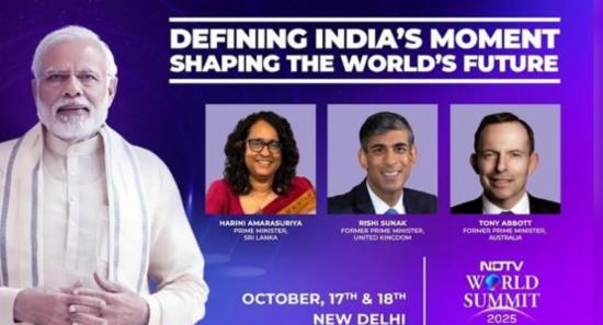 PM Harini to Address NDTV World Summit