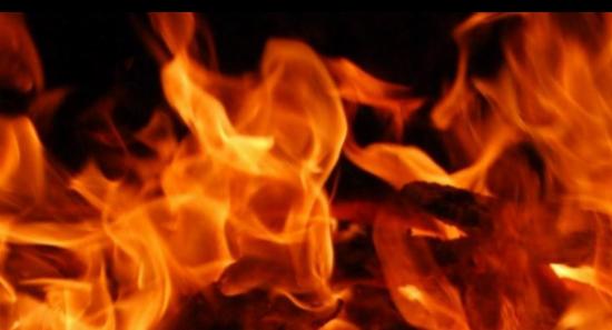 Fire Breaks Out at a House in EgodaUyana, Moratuwa