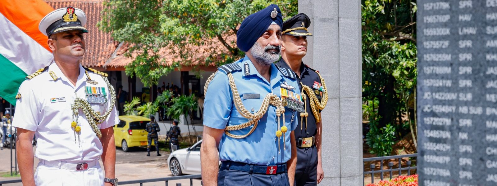Indian Air Chief Pays Tribute at IPKF Memorial During Sri Lanka Visit
