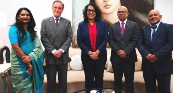 PM Harini Meets UK Ministers During Official Visit
